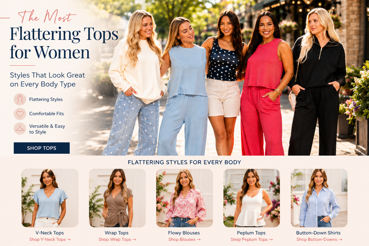 The Most Flattering Tops for Women: Styles That Look Great on Every Bo