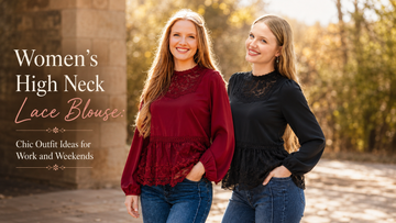 Why Every Woman Needs a High Neck Lace Peplum Blouse
