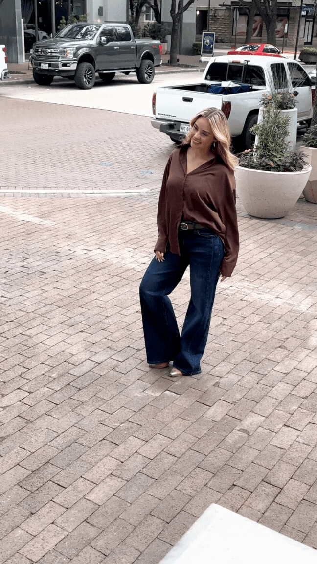 The Kathryn Button-Up, Brown