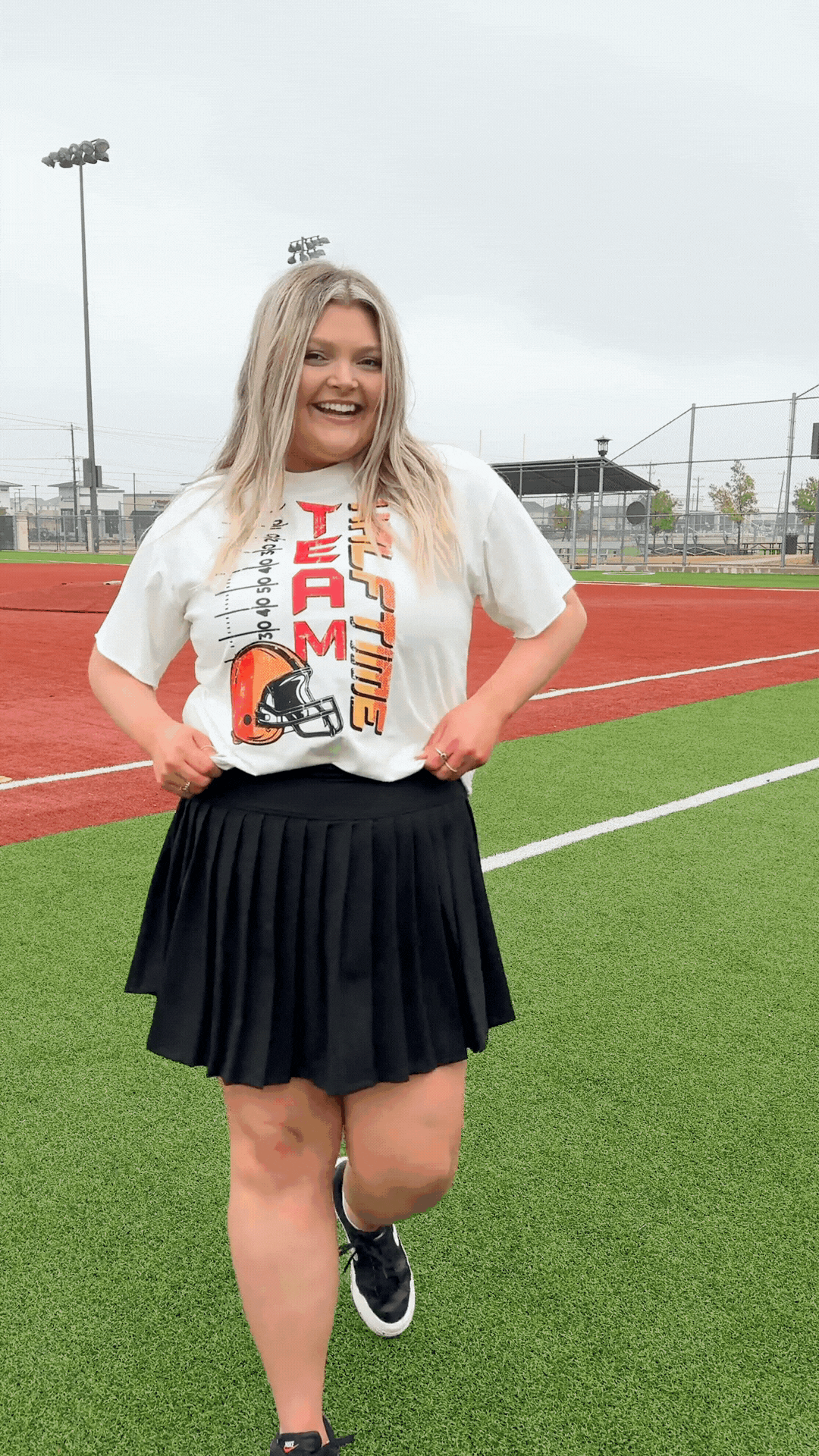 Team Halftime On Relaxed White Tee