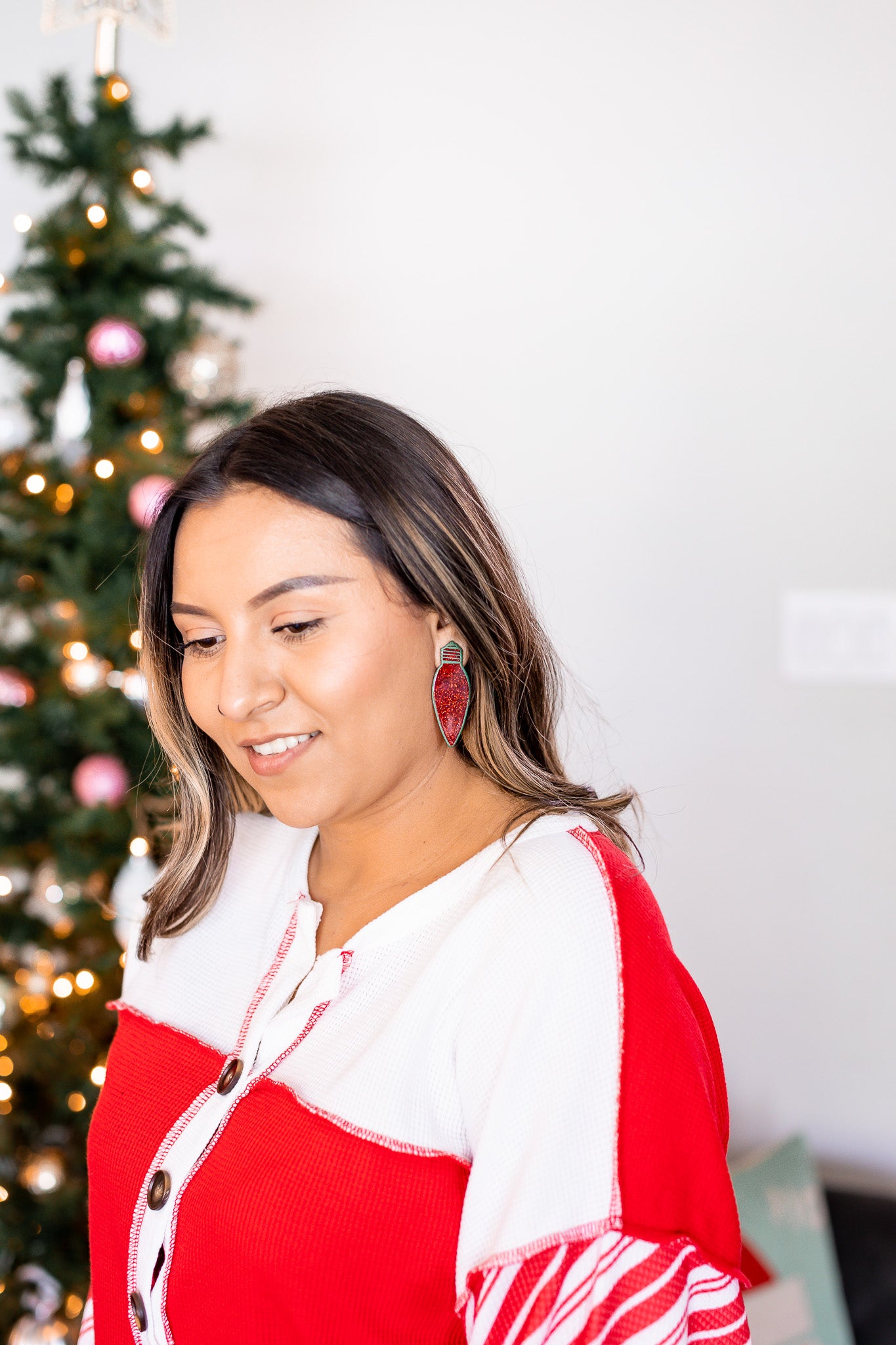 Eternally Radiance Red Lightbulb earrings