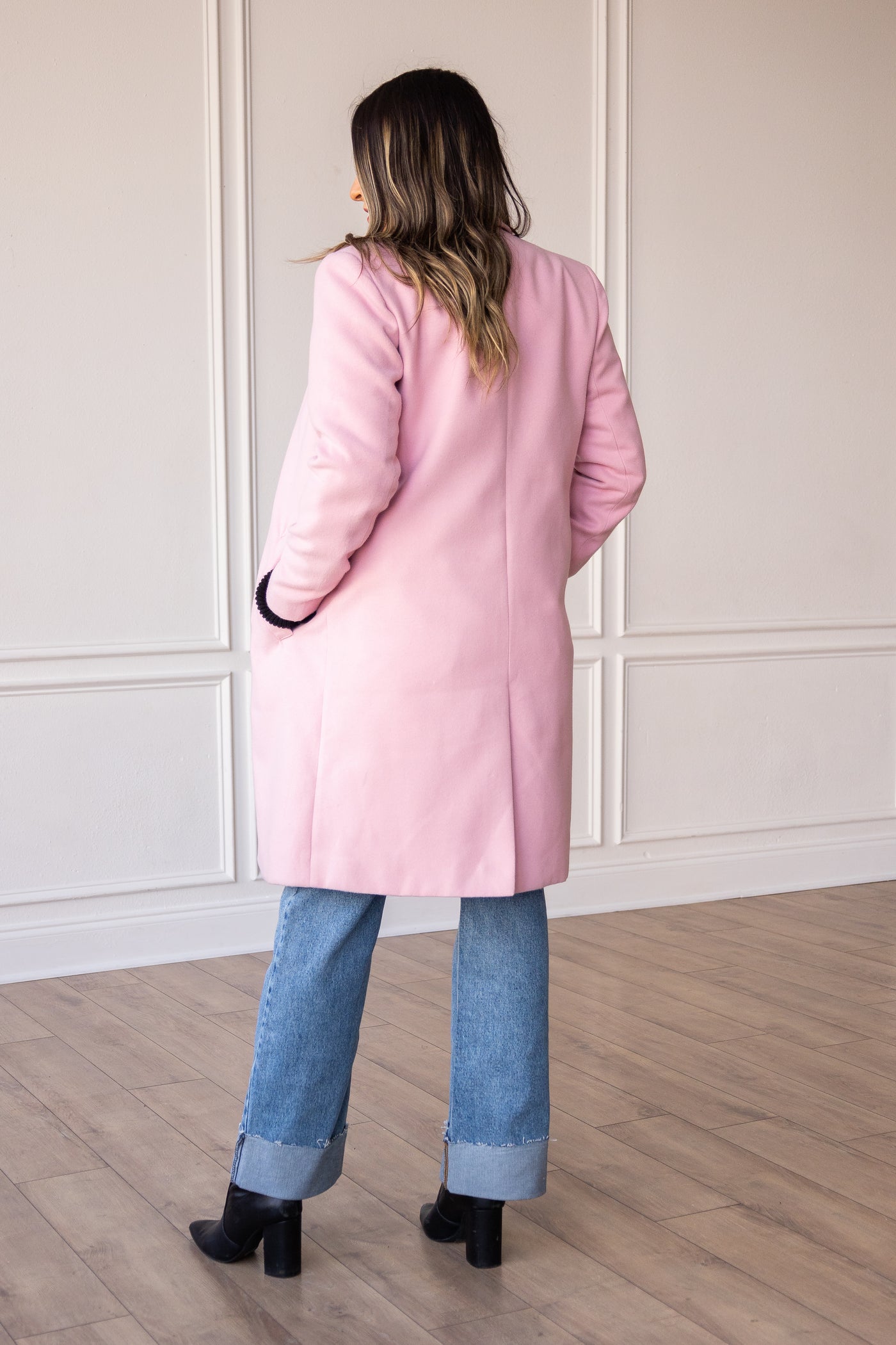 The Phoebe Coat in Pink