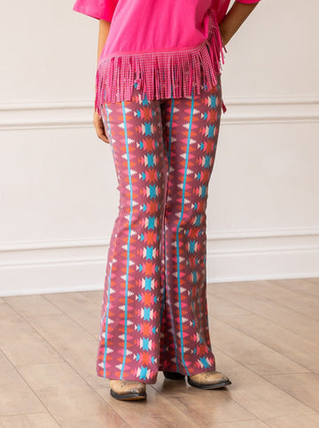 Western Aztec Flair Pants