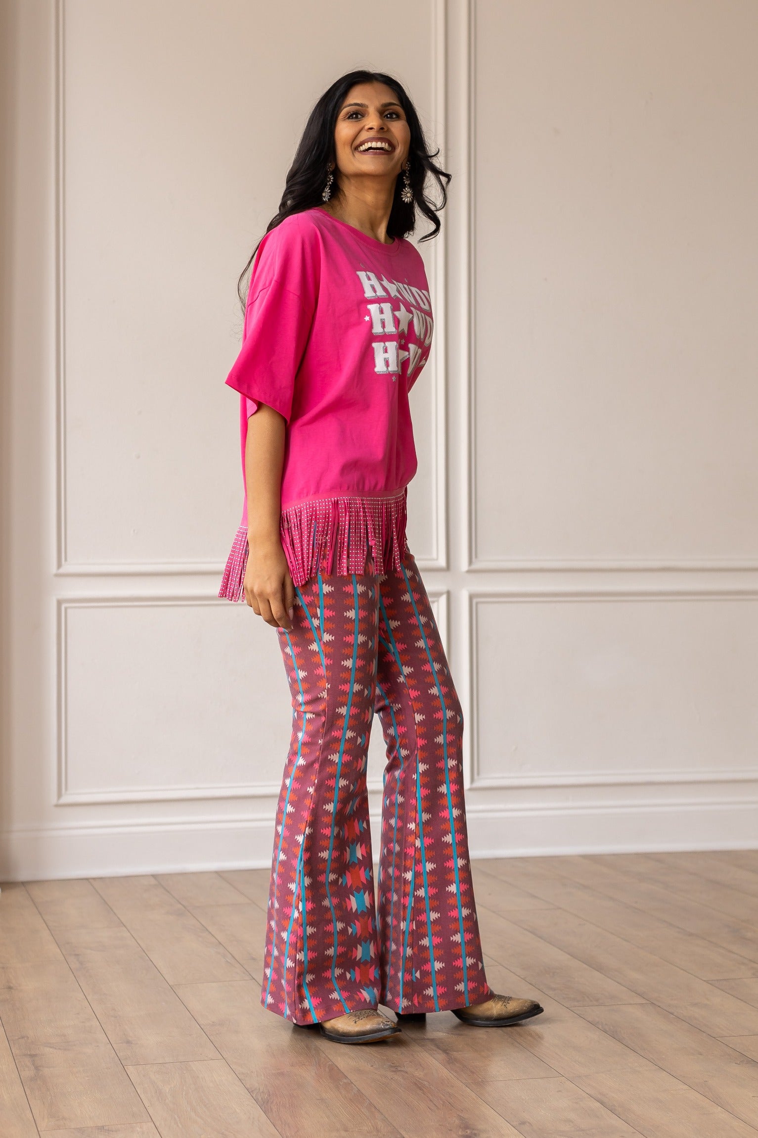Western Aztec Flair Pants