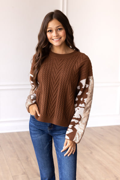 Festive Fawn Sweater