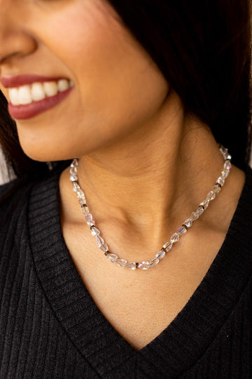 Clear Beaded Necklace