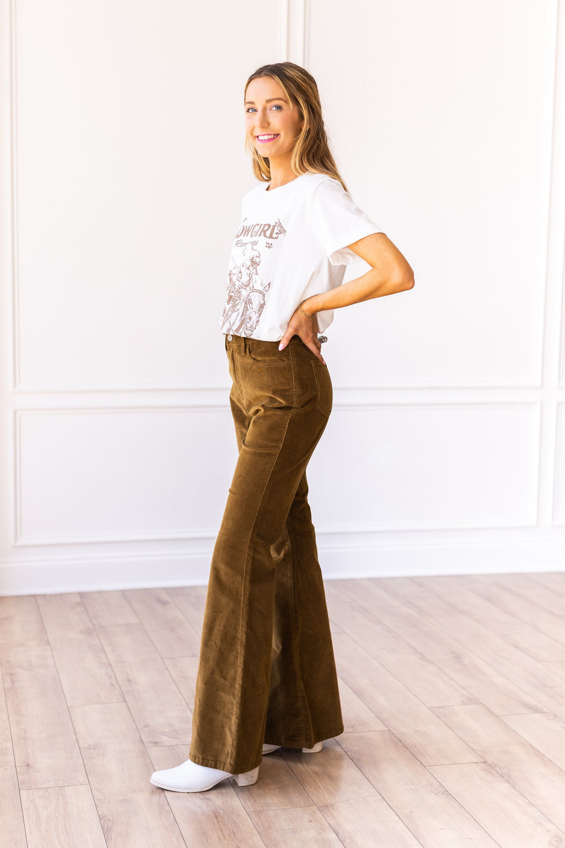 Vintage Western Corduroy Flares