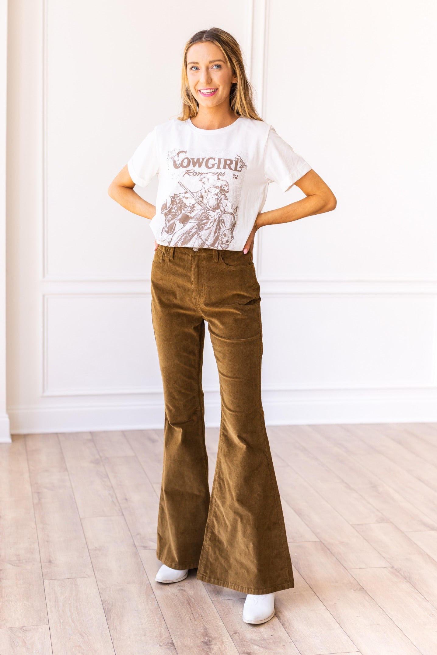 Vintage Western Corduroy Flares