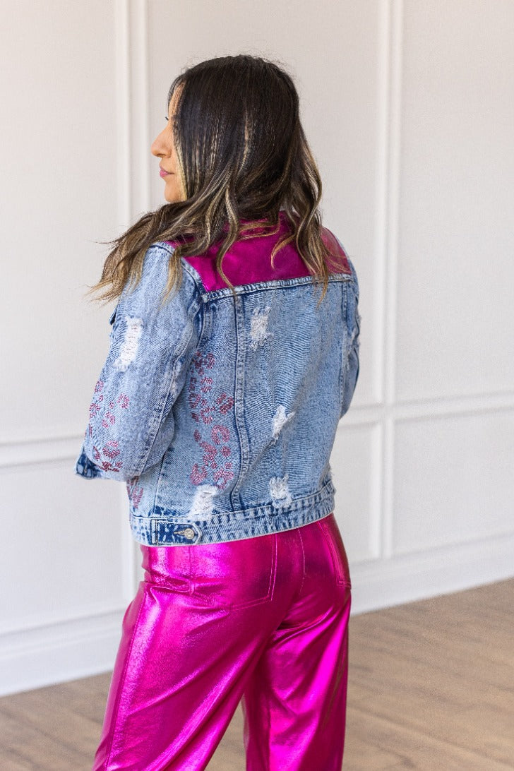 Western Glam Denim Jacket