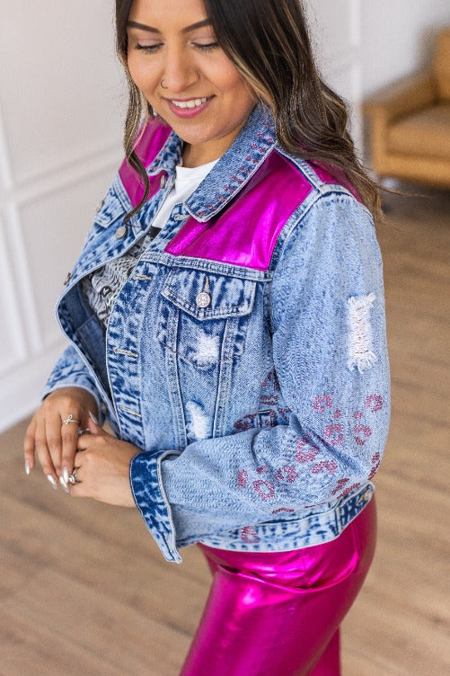Western Glam Denim Jacket
