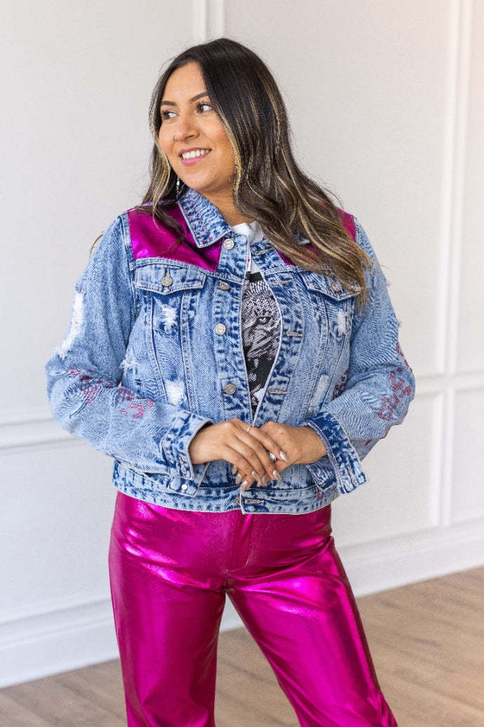 Western Glam Denim Jacket