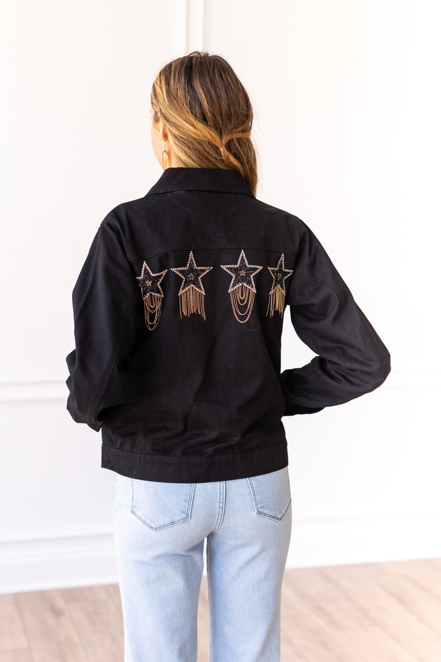 Cosmic Cowgirl Western Denim Jacket