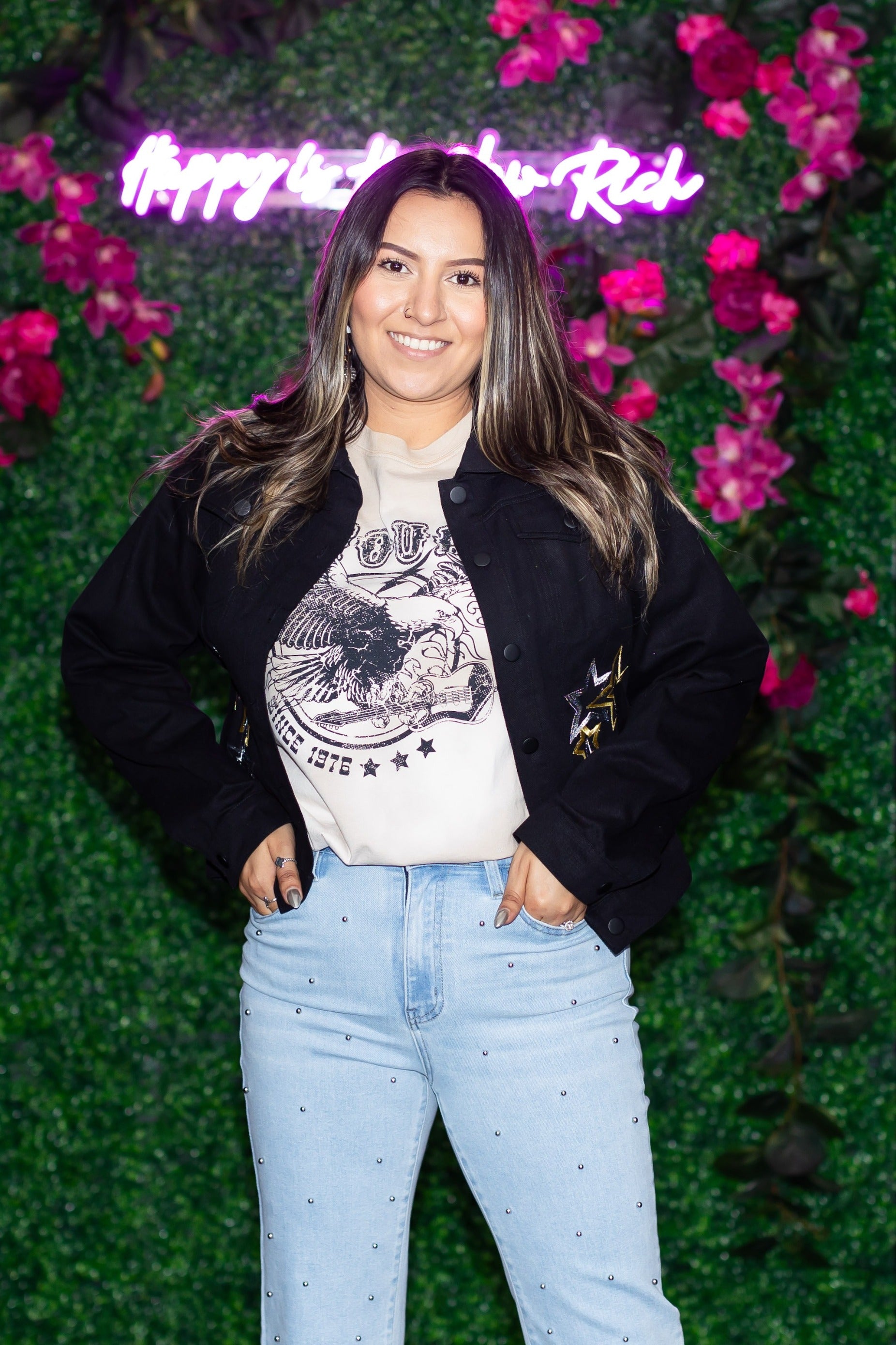 Cosmic Cowgirl Western Denim Jacket