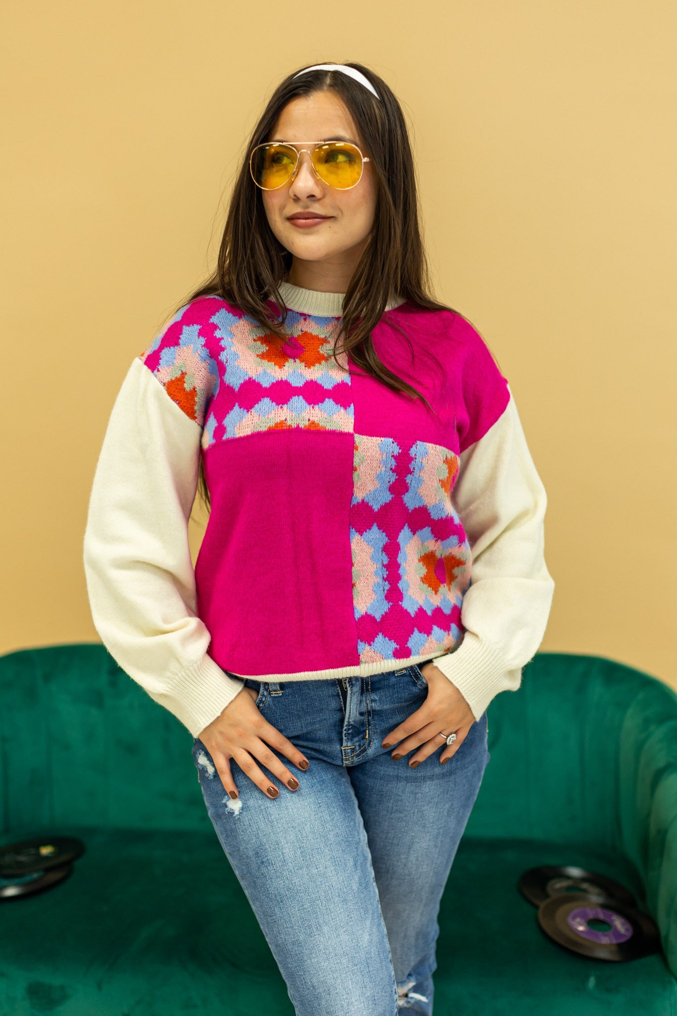 Groovy Granny Square Sweater