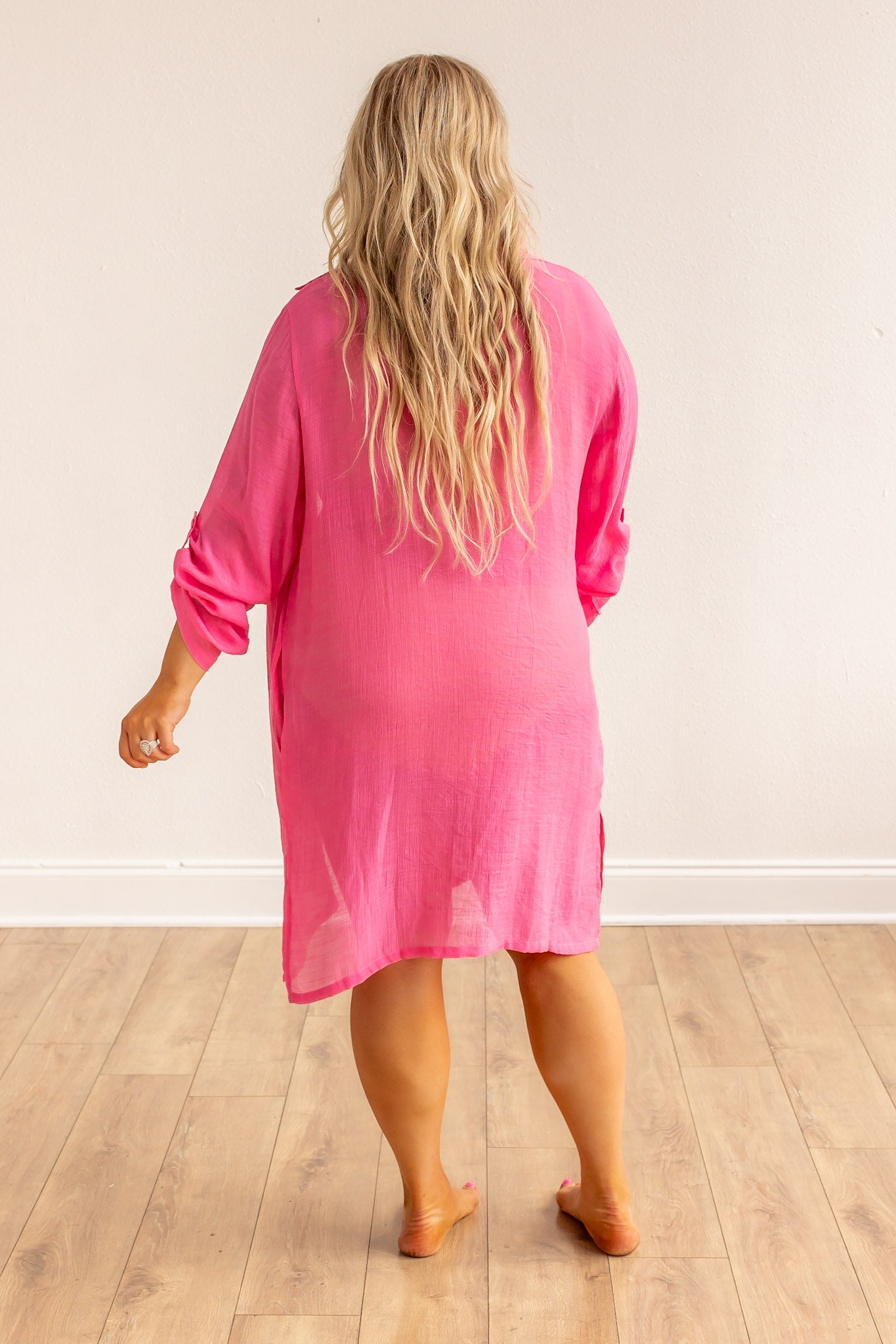 Barefoot Bliss Cover-Up In Pink