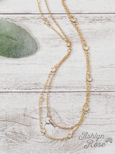 The Gold Truth Double Chain Gold Necklace