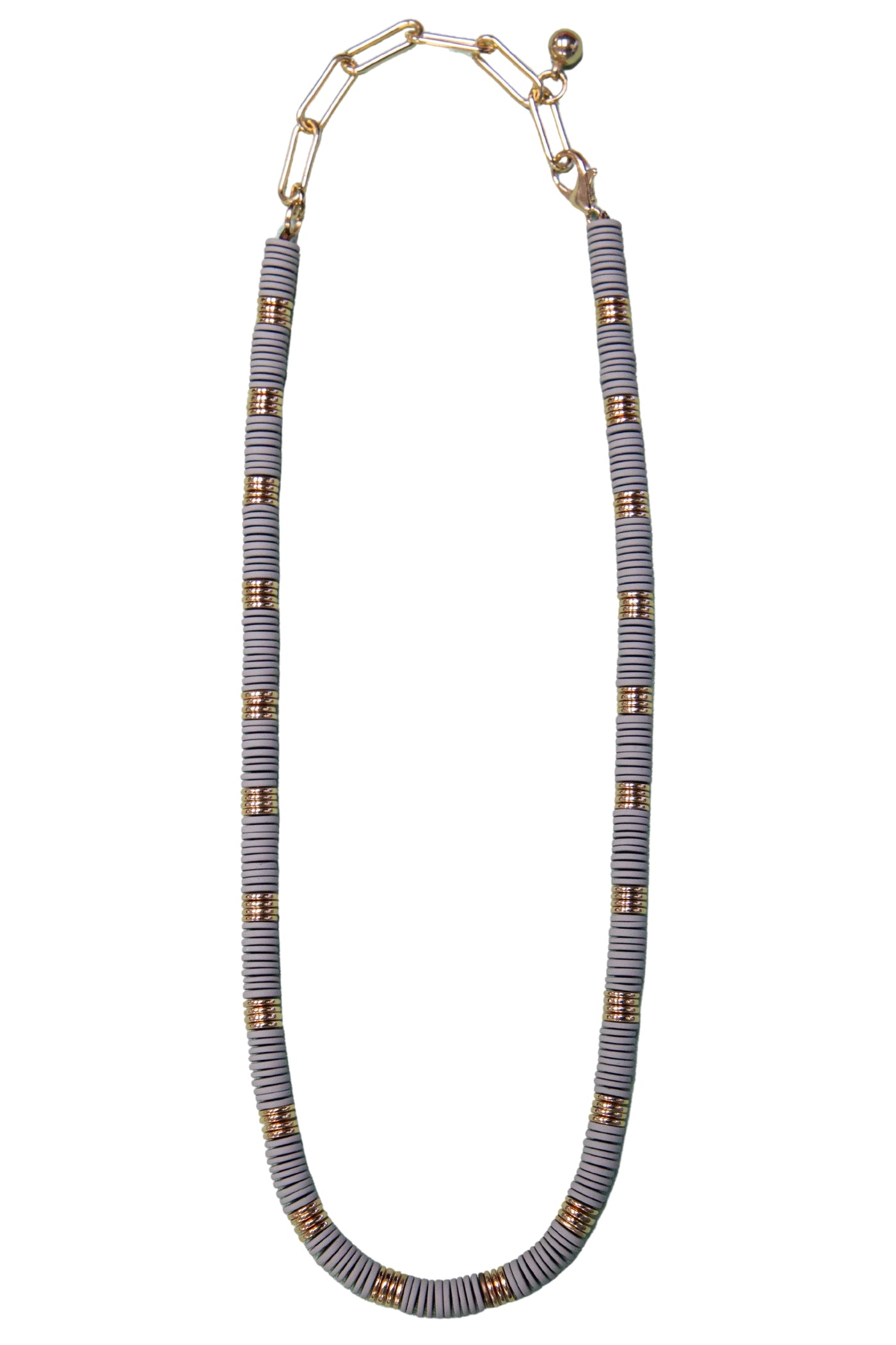 Making Big Statements Grey Chocker Necklace