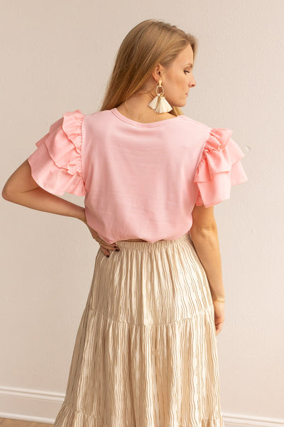 The Ellis Top, Pink