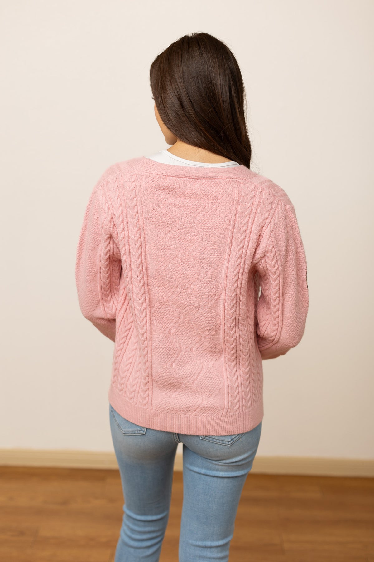 Pink Gingerbread Man Cardigan