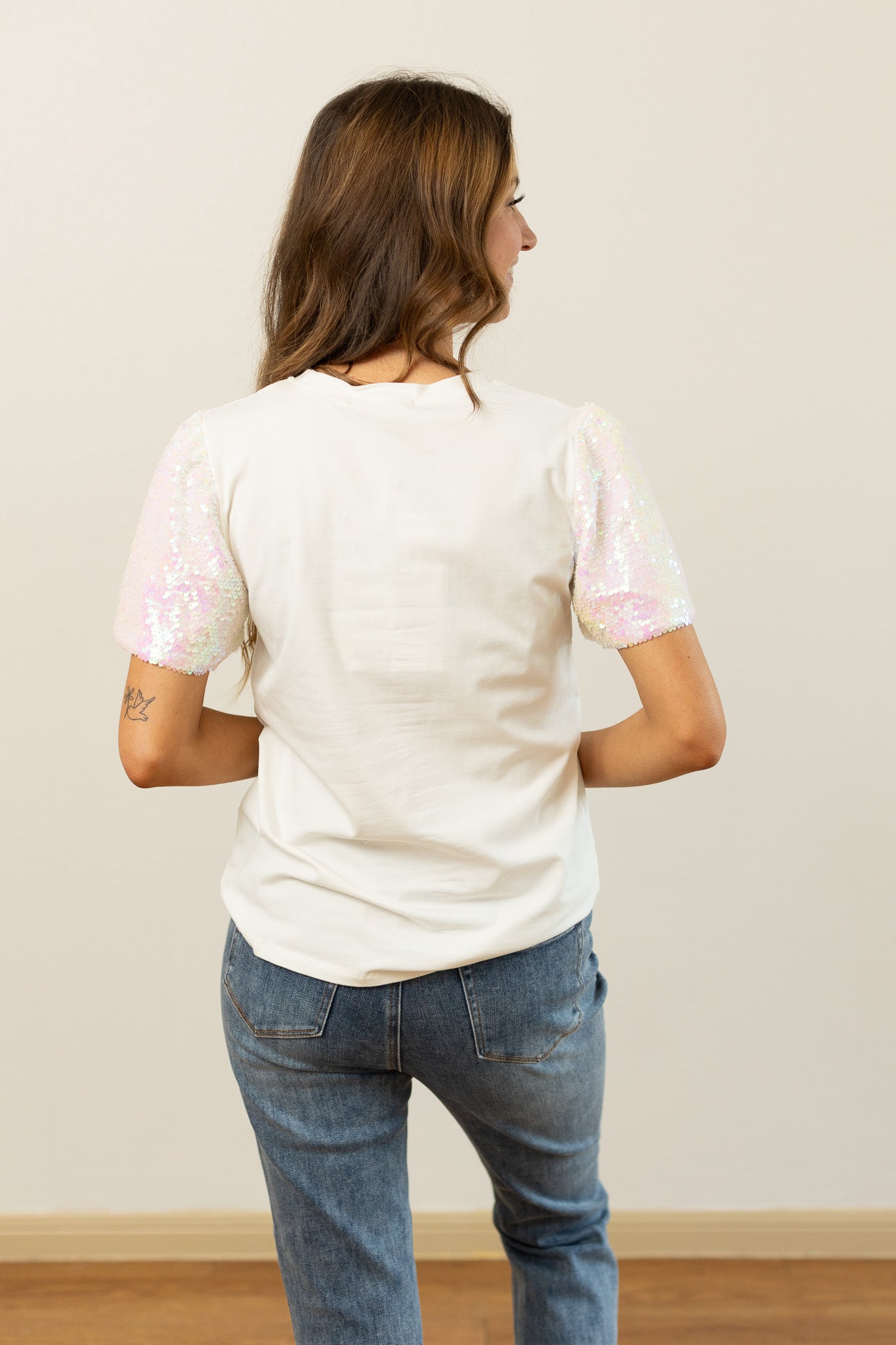 Western Pumpkins on Princess Top, White