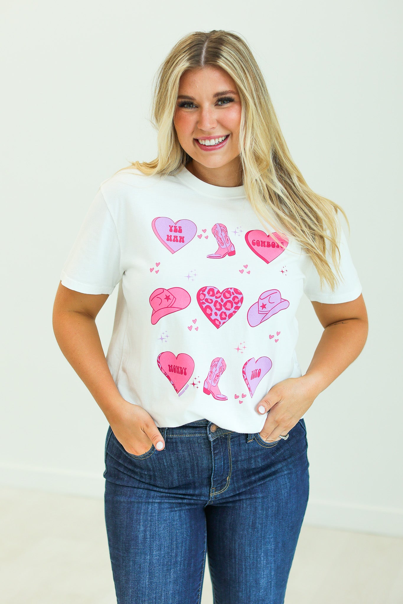 Western Valentine Element's Blank Tee