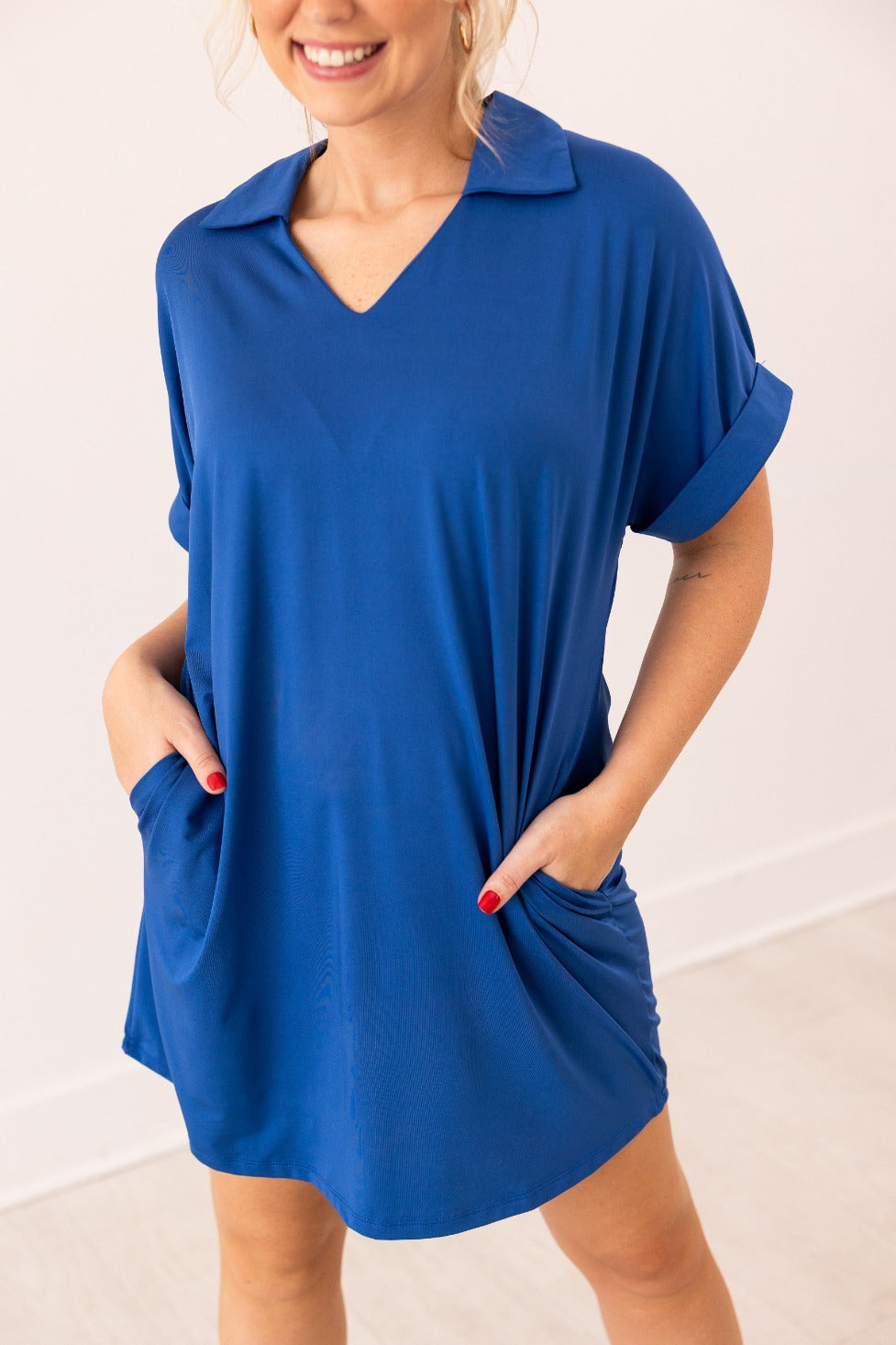 The Cara Dress, Royal Blue