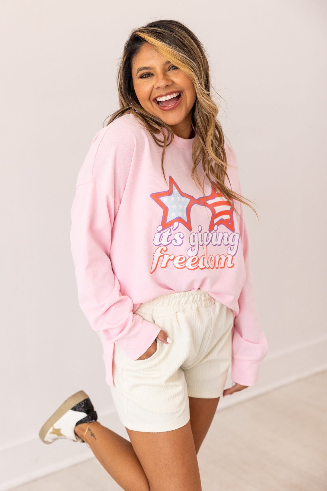 It's Giving Freedom French Terry Sweatshirt