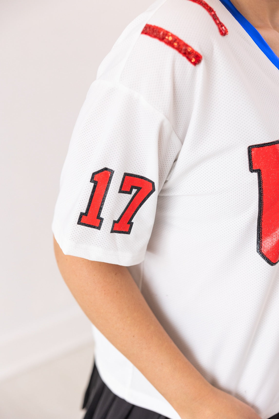 USA Glitter Jersey Top