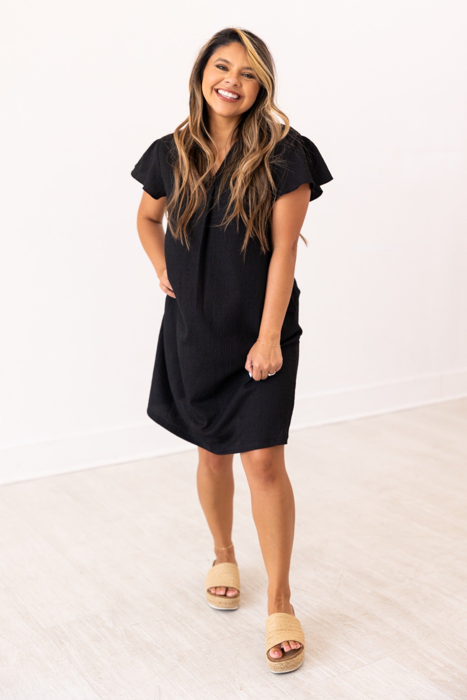 The Nicole Dress, Black