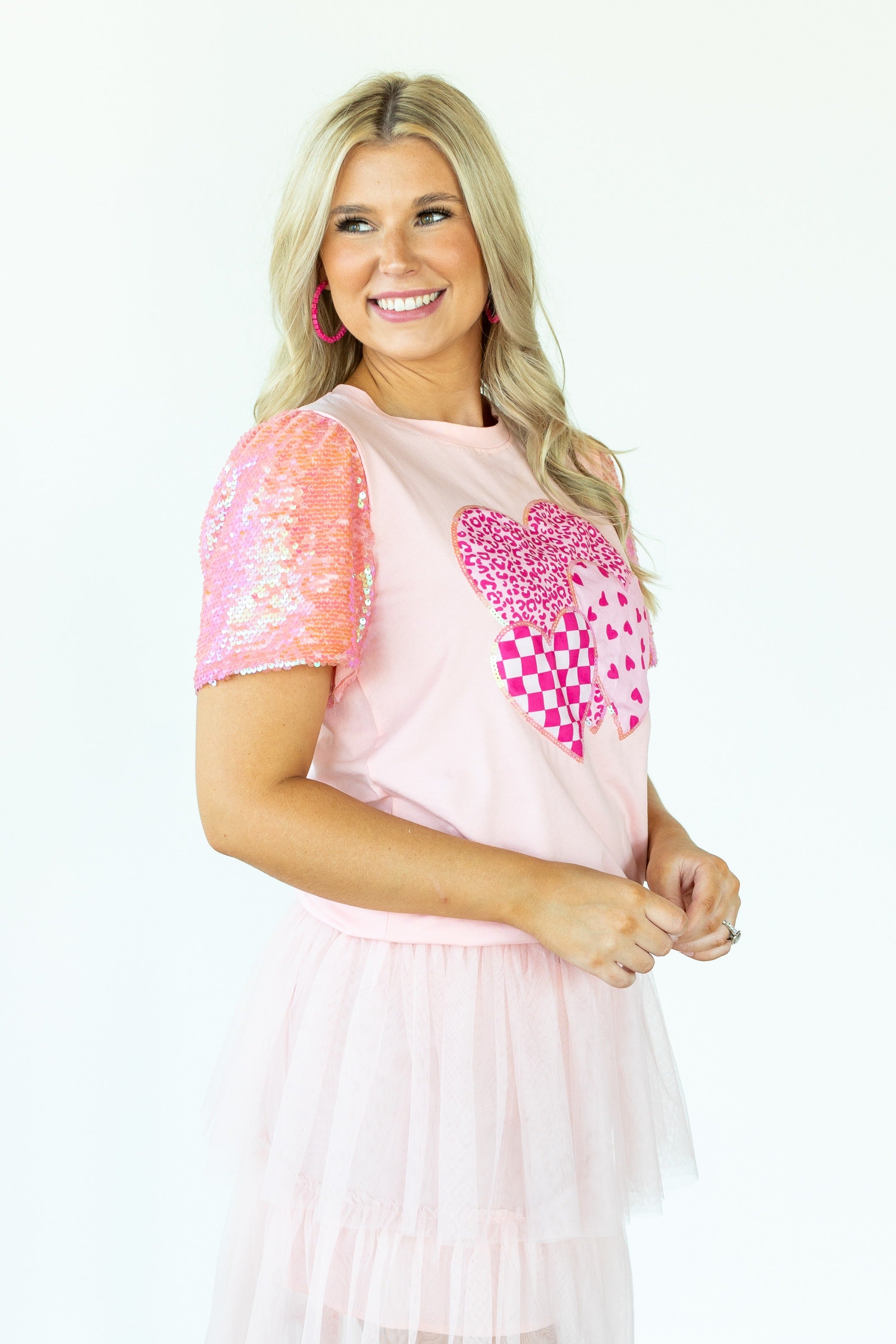 Three Sweet Hearts Princess Top