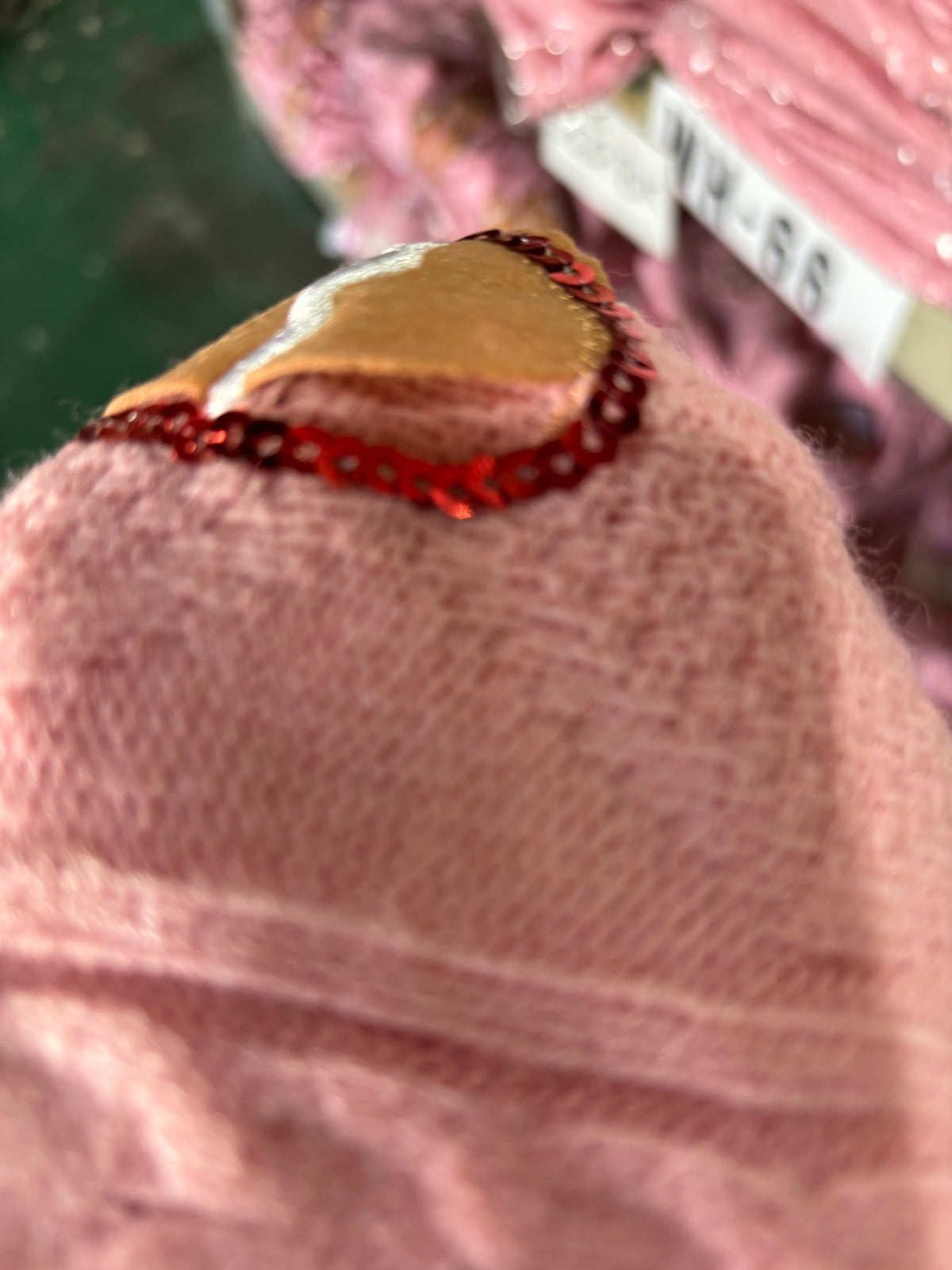 Pink Gingerbread Man Cardigan