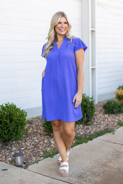 The Nicole Dress, Purple