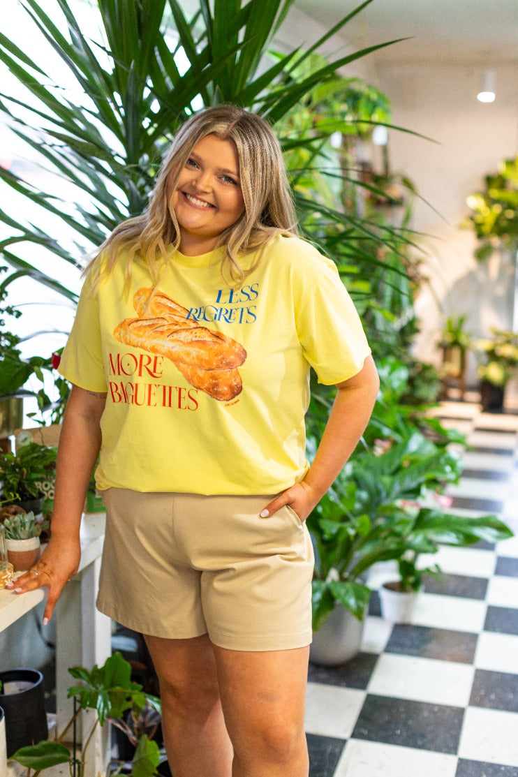 More Baguettes on Yellow Tee Shirt
