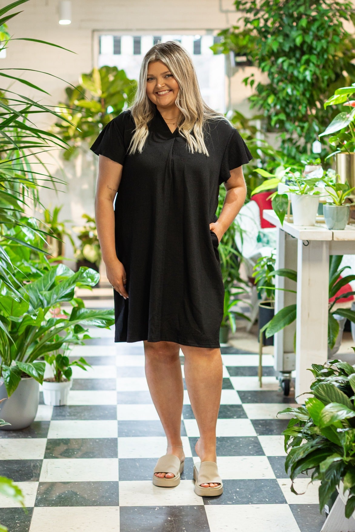 The Nicole Dress, Black