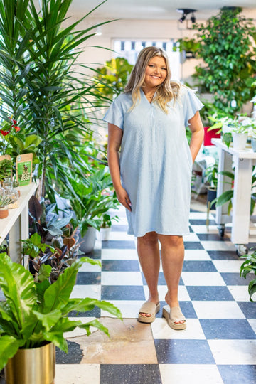 The Nicole Dress, Blue