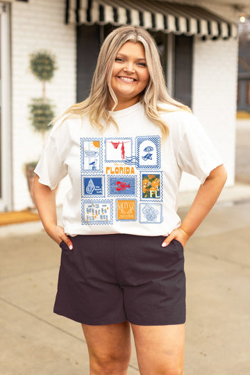 Take Me to Florida on White Tee Shirt