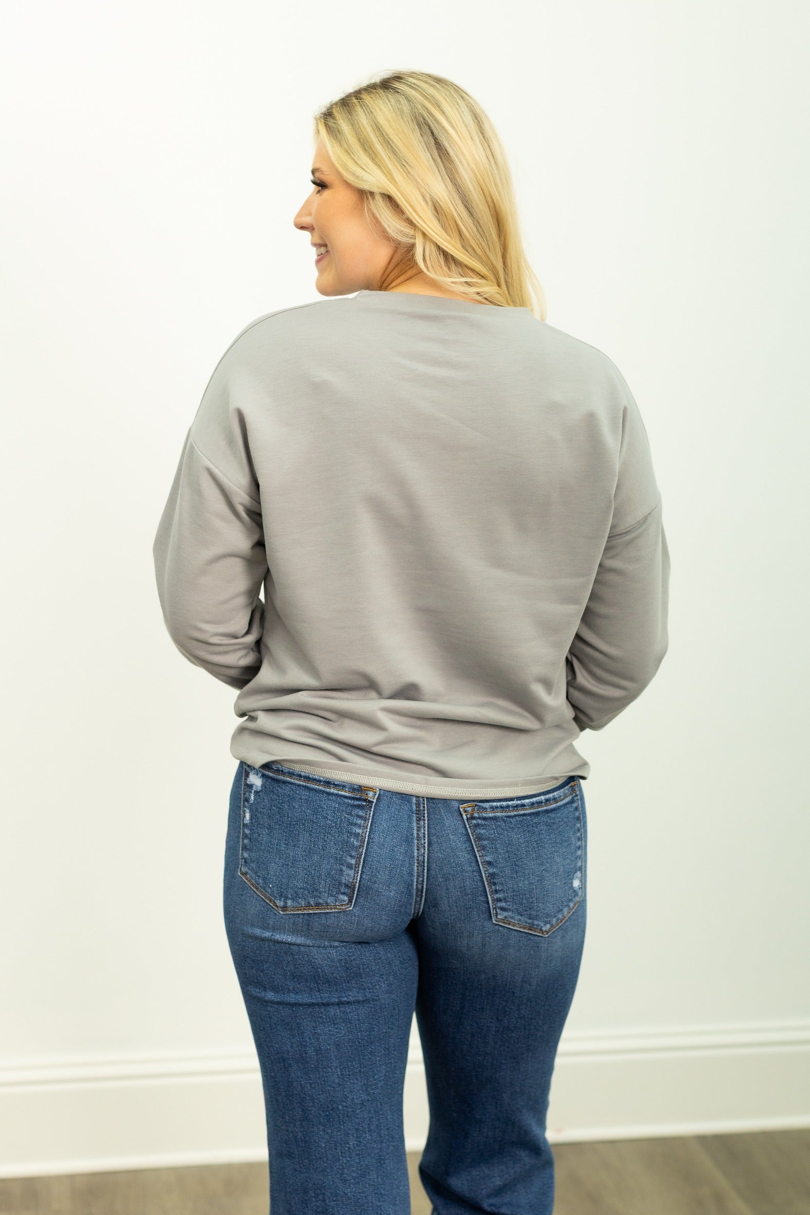 Better Together Light Weight Sweatshirt, Grey