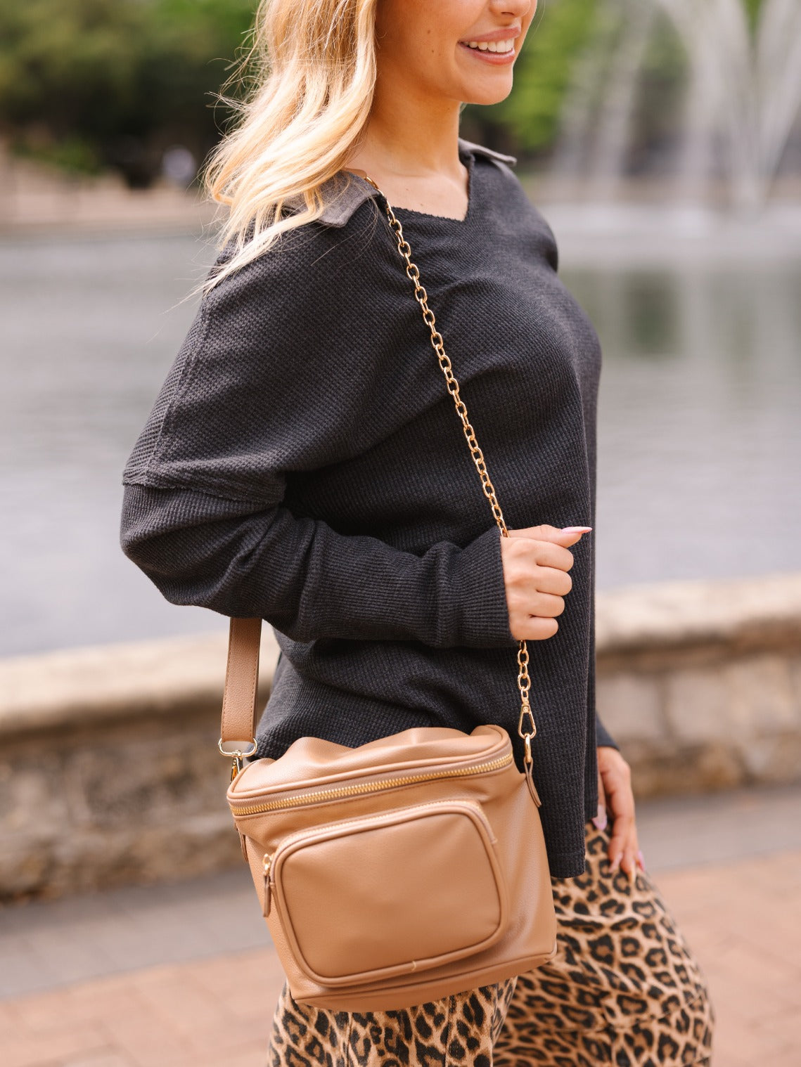 College Student Carrying Crosby Bag