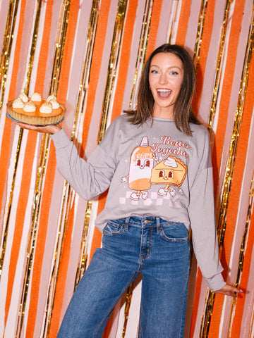 Better Together Light Weight Sweatshirt, Grey