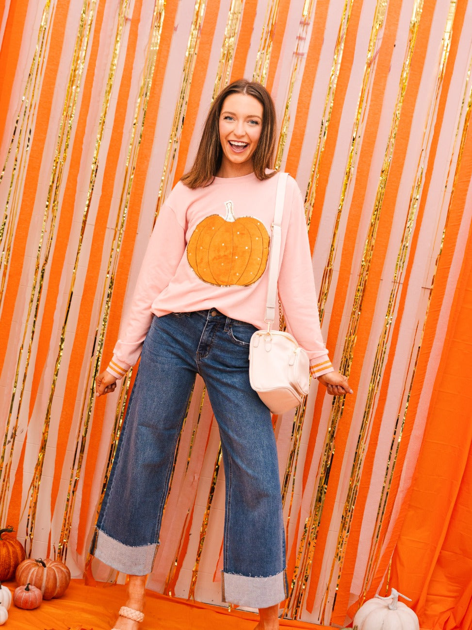 Pumpkin Pink Sweatshirt