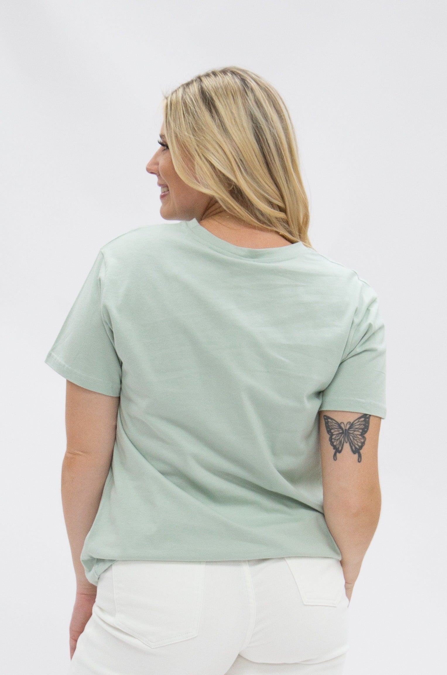 So Loved on Sage Tee Shirt