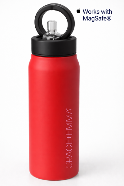 MagSafe Tripod Water Bottle in Red