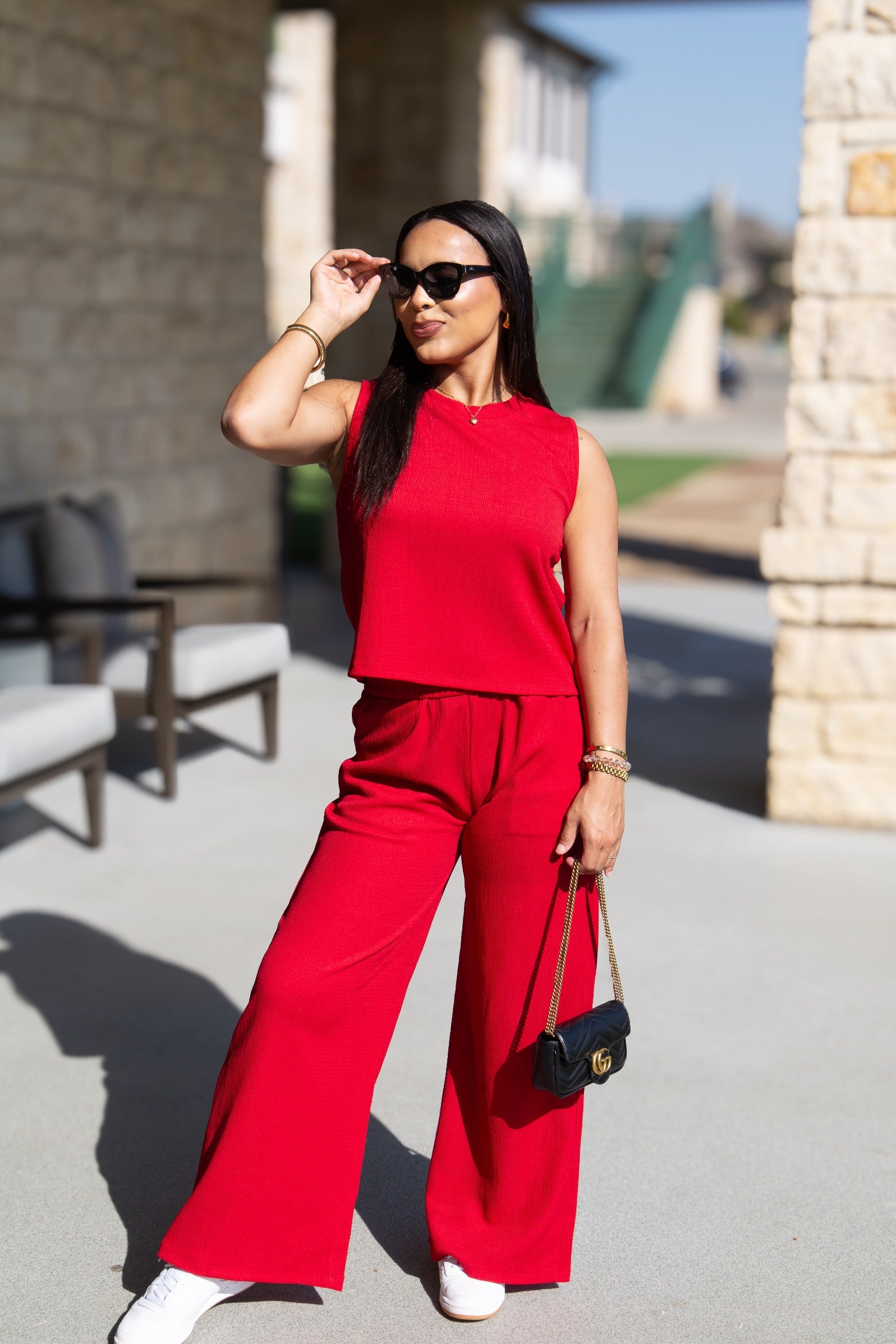 The Earhart Pants, Red
