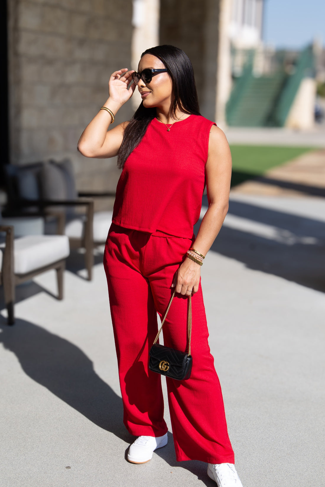 The Earhart Pants, Red