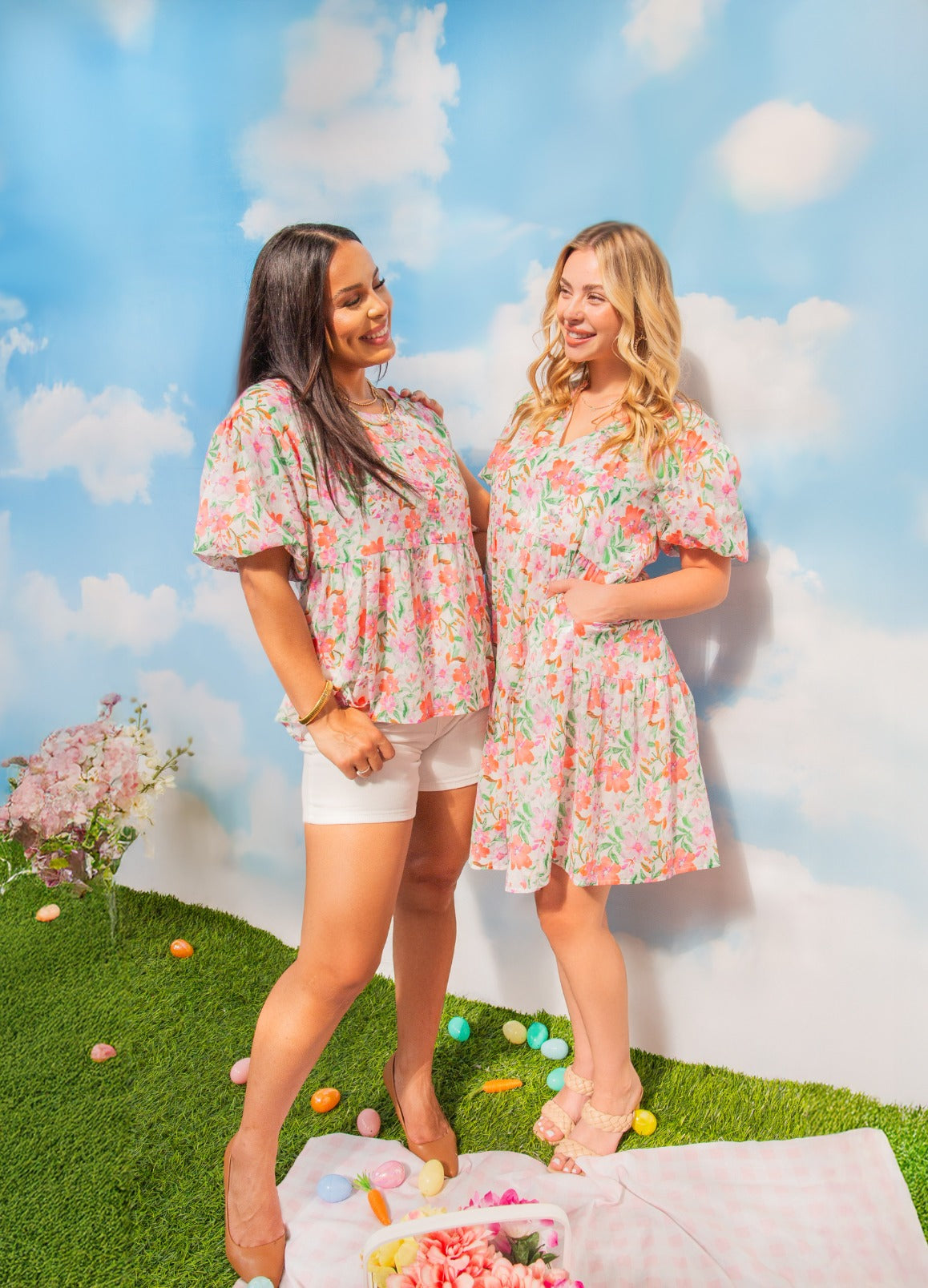 Watercolor Floral Dress