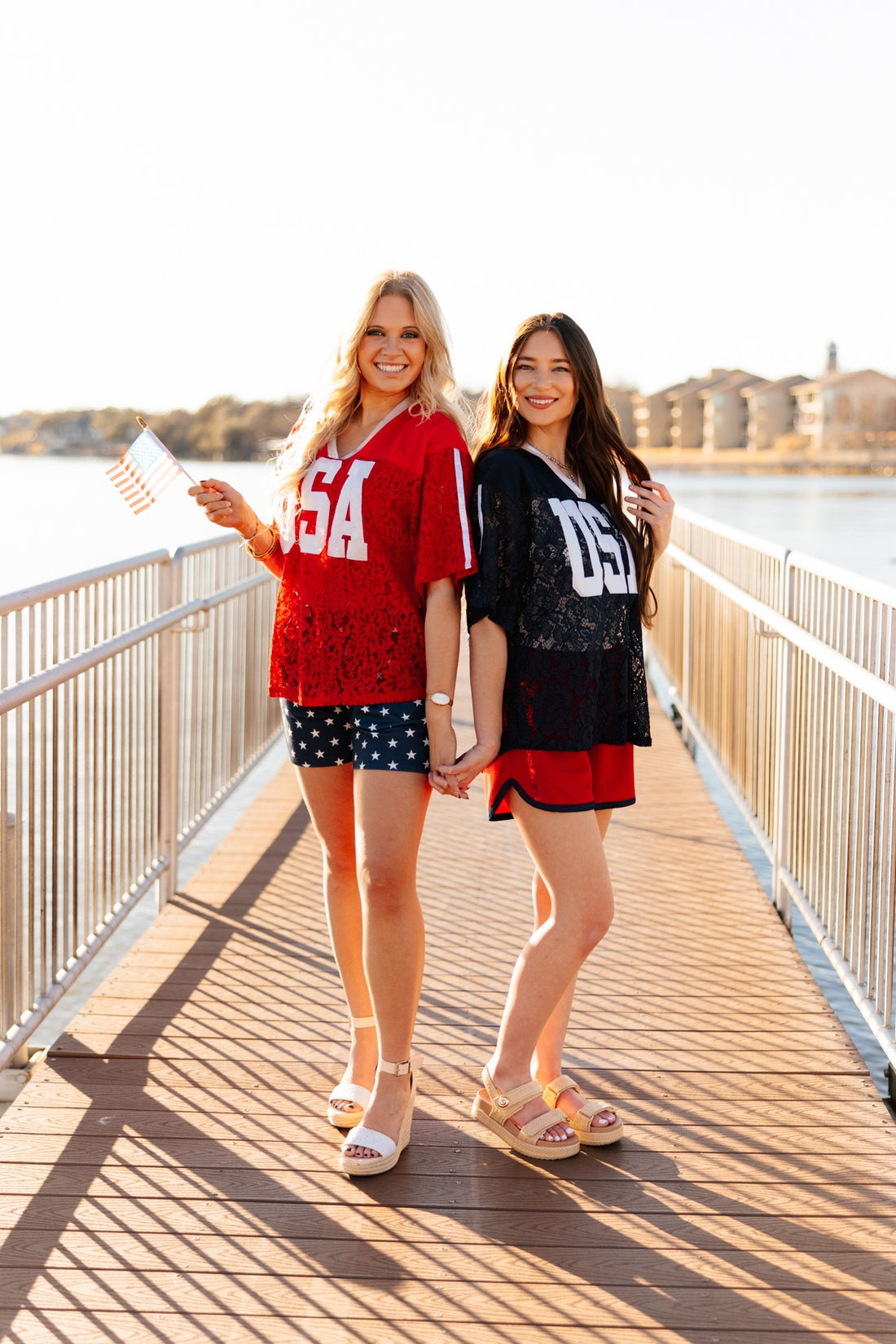 Red Lace "USA" Jersey