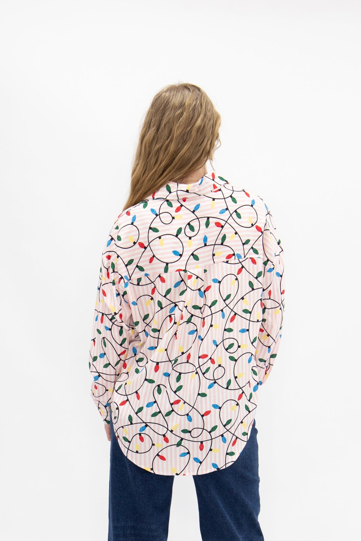 Kathryn Classic Button-Up, Christmas Lights