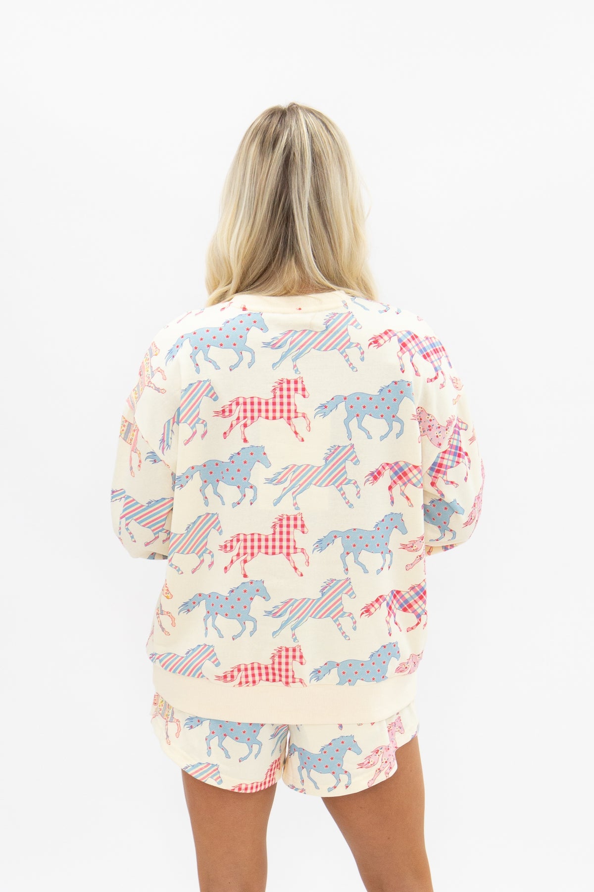Horse Print PJ Set
