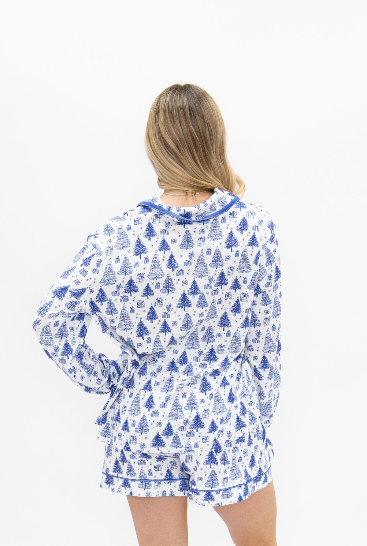 Adult PJ Blue trees set