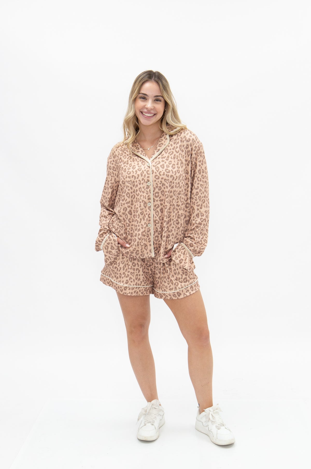 Adult PJ Set, Leopard